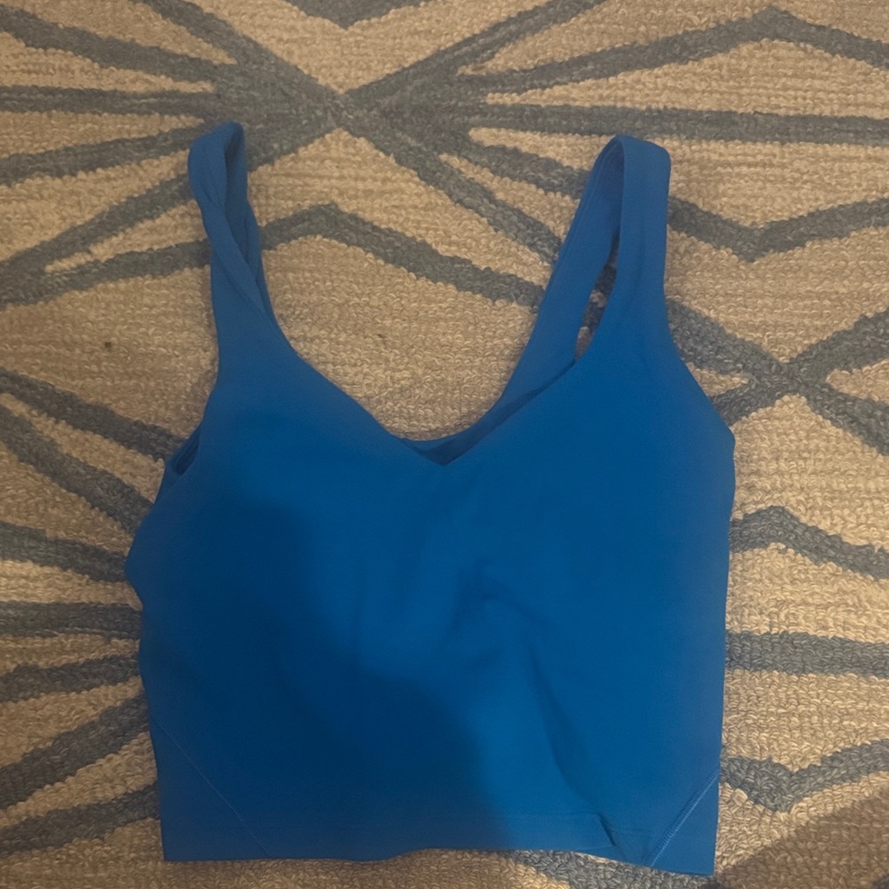 Lululemon Athletica Blue (poolside) Align Tank Top